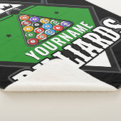 Personalisierte Billard NAME Cue Rack Pool Room Sherpadecke (3/4)