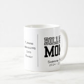 Personalisierte Billet-Mama mit wissenschaftlichen Kaffeetasse (VorderseiteRechts)