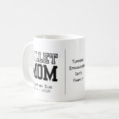 Personalisierte Billet-Mama mit wissenschaftlichen Kaffeetasse (Vorderseite Links)