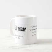 Personalisierte Billet-Mama mit wissenschaftlichen Kaffeetasse (Vorderseite Links)