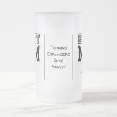 Personalisierte Billet-Mama mit wissenschaftlichen Mattglas Bierglas (Mittel)