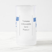 Personalisierte Billet-Mama mit wissenschaftlichen Mattglas Bierglas (Mittel)