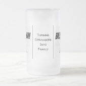 Personalisierte Billet-Mama mit wissenschaftlichen Mattglas Bierglas (Mittel)