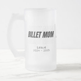 Personalisierte Billet-Mama mit wissenschaftlichen Mattglas Bierglas