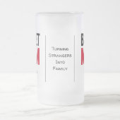 Personalisierte Billet-Mama mit wissenschaftlichen Mattglas Bierglas (Mittel)