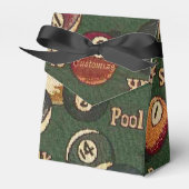 Personalisierte Billiardkugeln - Hintergrund Geschenkschachtel (Vorderseite)