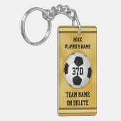 Personalisierte billige Fußball-Geschenke, Schlüsselanhänger (Vorderseite links)
