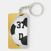 Personalisierte billige Fußball-Geschenke, Schlüsselanhänger (Rückseite)