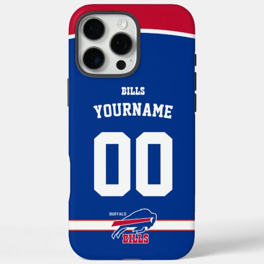 Personalisierte Bills Jersey American Football Case-Mate iPhone Hülle (Rückseite)