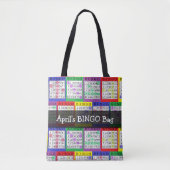Personalisierte BINGO Tasche (Vorderseite)