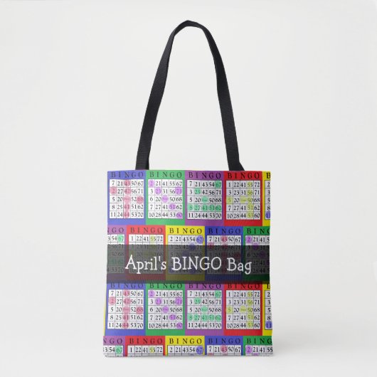 Personalisierte BINGO Tasche (Vorderseite)