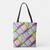 Personalisierte BINGO Tasche (Rückseite)