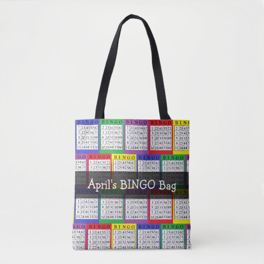 Personalisierte BINGO Tasche (Vorderseite)