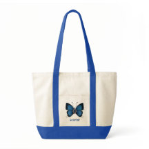 Personalisierte Birth Blue Butterfly (September)