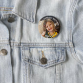 Personalisierte Birthday Girl Button (Beispiel)