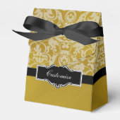 Personalisierte Black and Gold Zelt Fevor Box Geschenkschachtel (Vorderseite)
