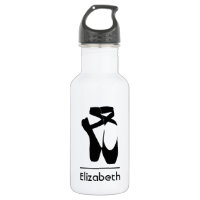 Personalisierte Black Ballet Shoes En Point