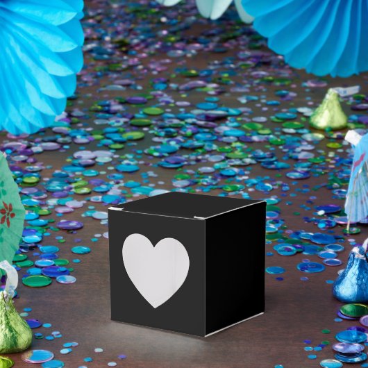 Personalisierte Black Fevor Boxen - Herz 2x2x2 Sti Geschenkschachtel (Party)