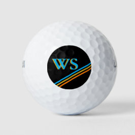 Personalisierte Black Leather Golf Head Cover Golfball