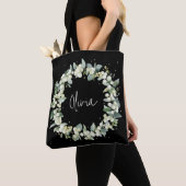 Personalisierte Black Snowberry+Eucalyptus Wedding Tasche (Von Nahem)