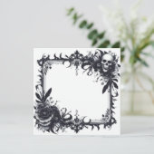 Personalisierte Blank-Card und Download-Vorlage Einladung (Stehend Vorderseite)