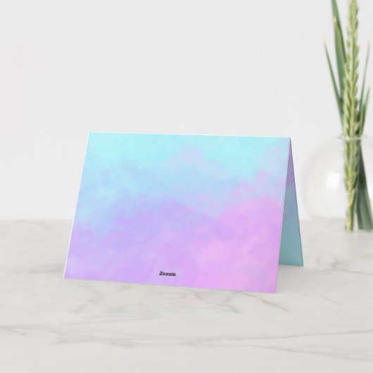 Personalisierte Blankekarte Karte (Rückseite)