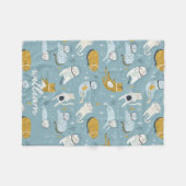 Personalisierte Blankenbelegung Fleecedecke (Vorderseite (Horizontal))