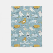 Personalisierte Blankenbelegung Fleecedecke (Vorderseite)