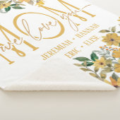 Personalisierte Blankette für Mama-Sonnenblumen Sherpadecke (3/4)