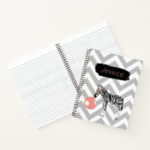 Personalisierte Blase Gum Zebra Blasen Blase Notizblock (Innenseite)