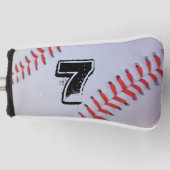 Personalisierte Blatt-Putterabdeckung Golf Headcover (Vorderseite)