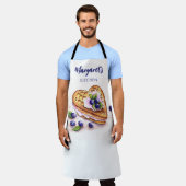 Personalisierte Blaubeer-Bäcker-Schürze Schürze (Getragen)