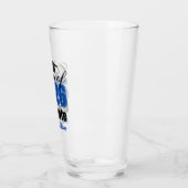 Personalisierte blaue Abschlussfeier der Klasse 20 Glas (Links)
