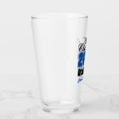 Personalisierte blaue Abschlussfeier der Klasse 20 Glas (Rechts)