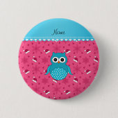Personalisierte blaue button (Vorderseite)