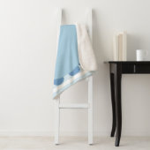 Personalisierte blaue Chubby Schwein Sherpa Decke Sherpadecke (Beispiel)