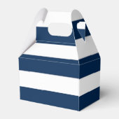 Personalisierte blaue Gastgeschenk Hochzeit Geschenkschachtel (Rückseite)