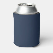 Personalisierte blaue Hochzeit Dosenkühler (Kanne Rückseite)