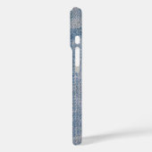personalisierte blaue Jeans Case-Mate iPhone Hülle (Rückseite / Links)