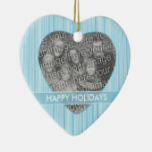 Personalisierte blaue keramik ornament (Rechts)