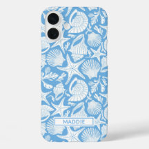 Personalisierte Blaue Muscheln