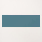 Personalisierte blaue Rolling Mountain View Yogamatte (Rückseite (Horizontal))