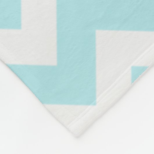 Personalisierte blaue Strand-Decke Fleecedecke (Ecke)