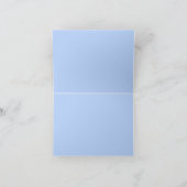 Personalisierte blaue und weiße Seesterne (Innenseite)