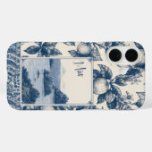 Personalisierte Blaue Zitrone Case-Mate iPhone Hülle (Rückseite (Horizontal))