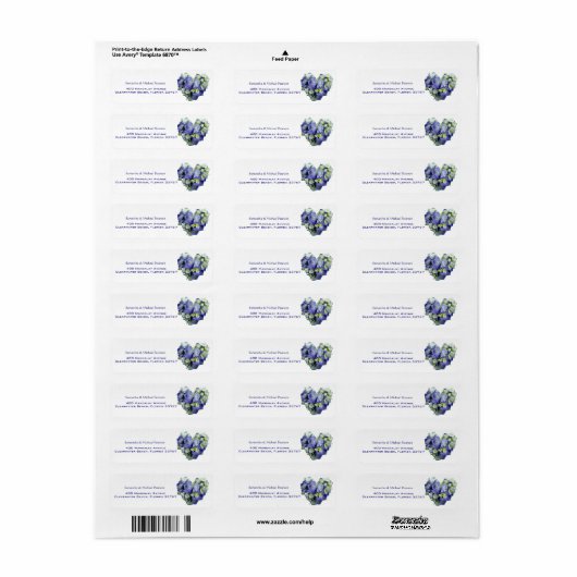 Personalisierte Blauer Herzmuskel (Vorne)