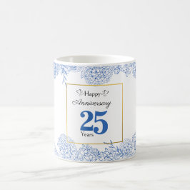 Personalisierte bläuliche Tasse - Maßgeschneiderte