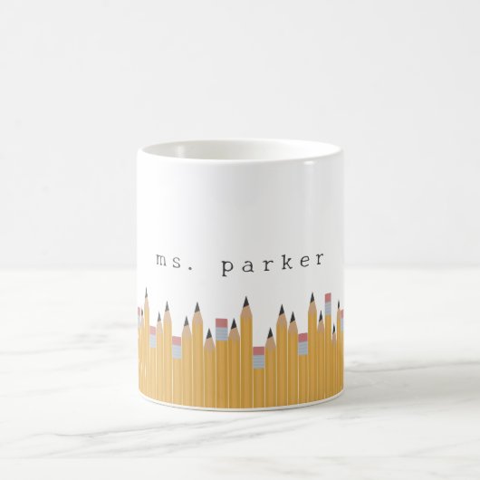 Personalisierte Bleistifte Kaffeetasse (Mittel)