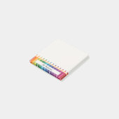 Personalisierte Bleistifte mit Namen des Lehrers i Post-it Klebezettel (angewinkelt)