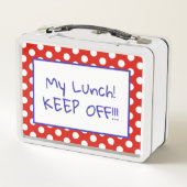 Personalisierte Bleistifte und Pinsel Metall Brotdose (Rückseite)